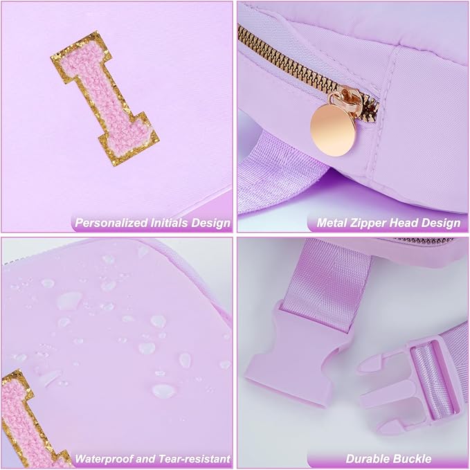 Uygafly Birthday Gifts for 4 5 6 7 8 9 10 11 12 13 Year Old Girls,Graduation Gifts for Teens Kids Daughter Sister Her,Fanny Pack Crossbody Bag Belt Bag Cute Trendy Stuff | Lavender,I