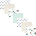 Hudson Baby Unisex Baby Cotton Flannel Receiving Blankets Bundle, Boy Dino World, One Size