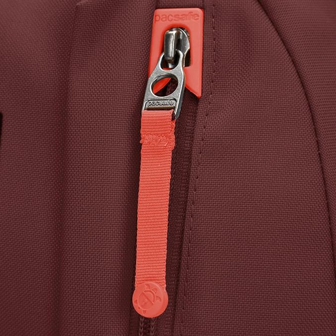 Pacsafe GO 25L Anti Theft Backpack, Garnet Red