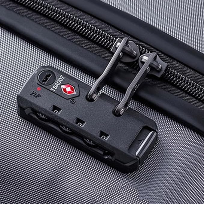 Travel Zipper TSA 007 Approved Luggage Code Lock, Backpack Anti Theft 3 Digit Combination Lock