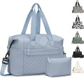 Pritent Travel Duffle Bag, Waterproof Weekender Overnight Hospital Bags for Women Men with Toiletry Bag Lightweight Carry on Personal Item Duffle Gym Bag for Travel, Airplanes, Sports