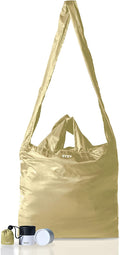 SYZY World's Most Compact Travel Tote Bag Portable Shopping Beach Market Bag - Reusable Collapsible Stuffable