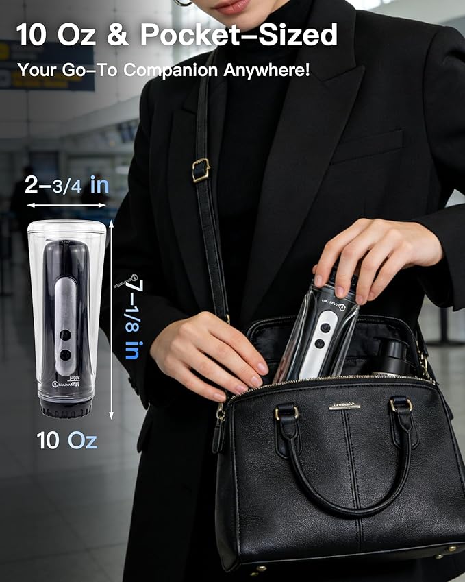 2026 Upgraded Portable Bidet for Travel – High-Pressure Electric Handheld Sprayer, 380ml, Rechargeable 800mAh Battery-Powered, for Women, Men & Babies