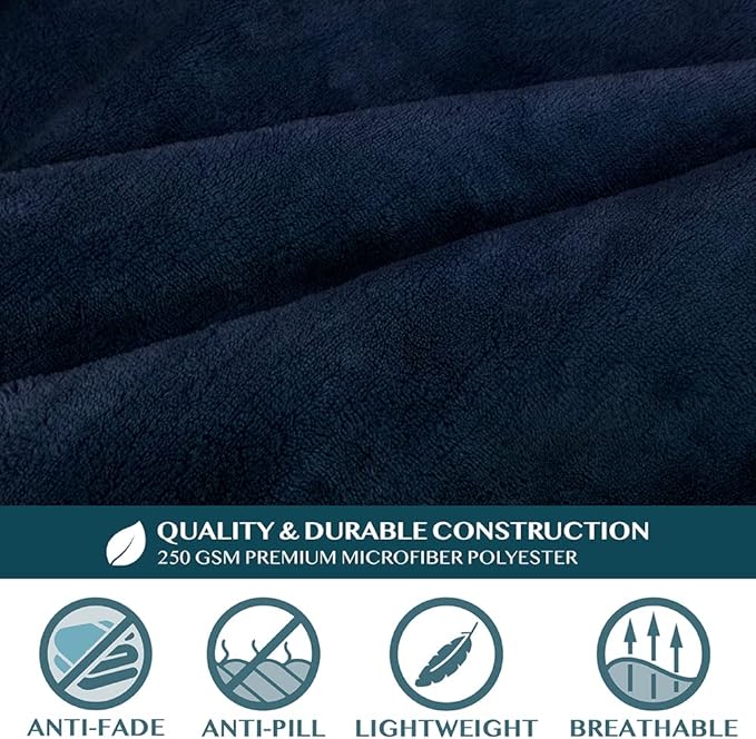 PAVILIA Blanket with Sleeves for Adult Women Men, Soft Warm Wearable Blanket Fleece Wrap Throw, Robe Blanket Gift