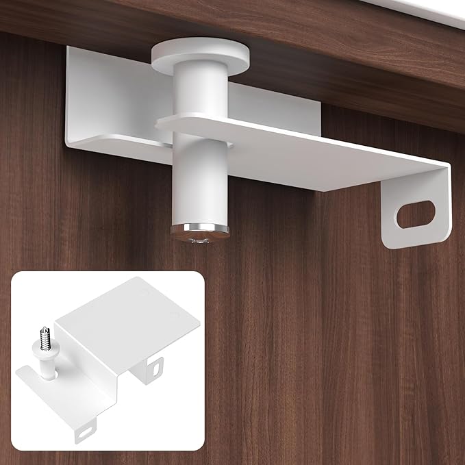 Child Proof Door Top Lock - Dahuiby Kids Safety Door Lock Made of Durable Metal - Adjustable Sliding Top Door Lock for 0.6-2.2" Thick Doors - Can Open Door from Both Sides