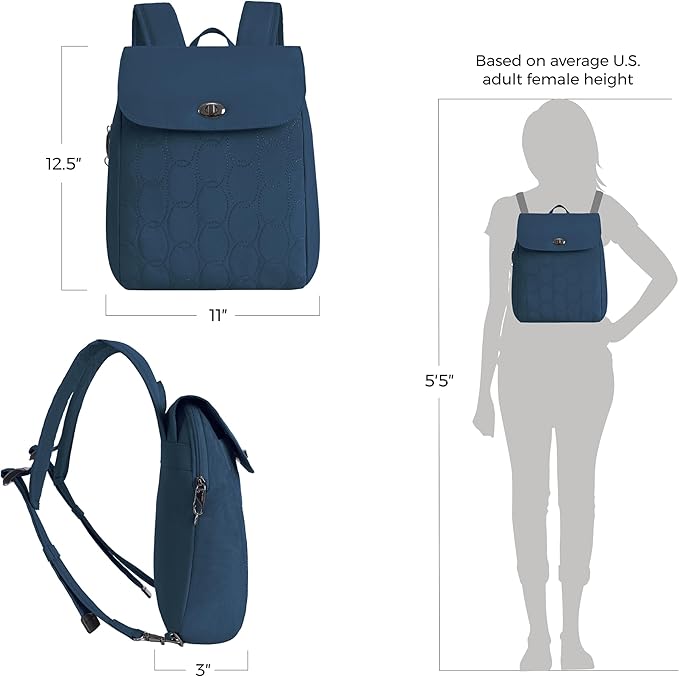 Travelon Anti-Theft Runways Compact Backpack