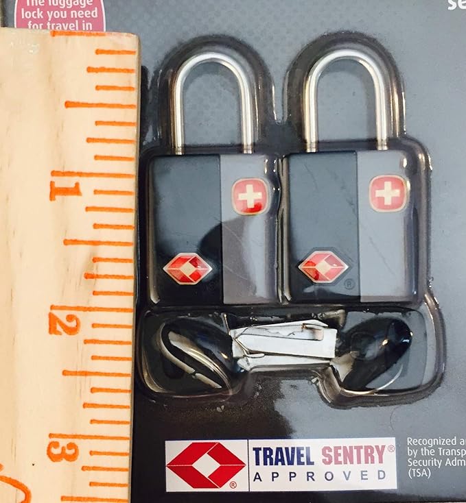 Swiss Gear Travel Key Locks & Luggage Tags - Set of 2 Each