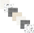 Hudson Baby Unisex Baby Cotton Flannel Receiving Blankets Bundle, Neutral Farm, One Size