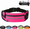 Anti-theft Invisible Waist Bag, Anti-Theft Money Belt Multifunctional Outdoor Sports Waist Bag, for Outdoor Running (Rose Red)