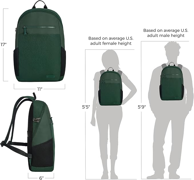 Travelon Anti-Theft Metro Backpack with RFID blocking pouch