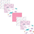 Hudson Baby Unisex Baby Cotton Flannel Receiving Blankets Bundle, CuteASaurus, One Size