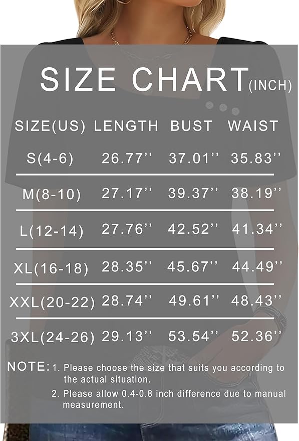 WIHOLL Womens Summer Tops Short Sleeve Shirts Square Neck Spring Outfits 2026 Fashion Clothing Blouses