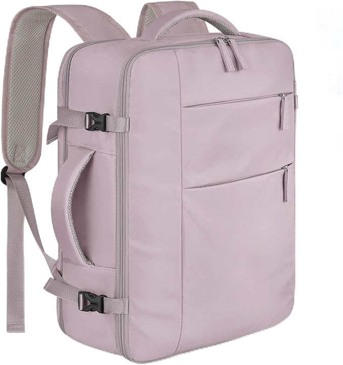 Capolo Travel Backpack for Women Men Waterproof Laptop Backpack Airlines Approved Personal Item Backpack Bag Computer Bookbag for Business, Work, Traveling Fits 15.6 Inch Laptop(Dark Purple)