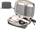 SIMTOP Small Electronics Organizer Travel Case, Portable Tech Case Pouch for Cable, Charger, Phone & Earbuds – Water-Resistant Cord Storage for Commute, Office & Business Trip – Compact Design