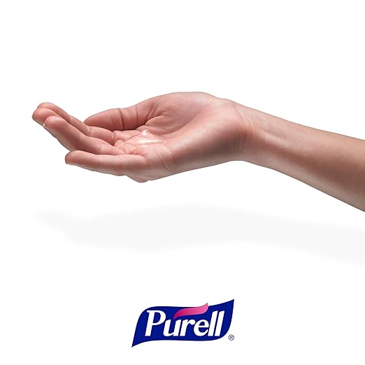 PURELL Advanced Hand Sanitizer Soothing Gel, Fresh Scent, 2 fl oz Travel Size Flip-Cap Bottle (Pack of 6), 3156-04-EC