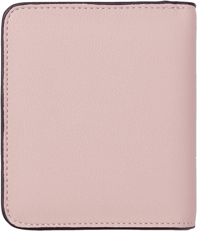 Toughergun Women’s Small Slim Leather Wallet with RFID Protection, Compact Bifold Mini Purse with Clear ID Window