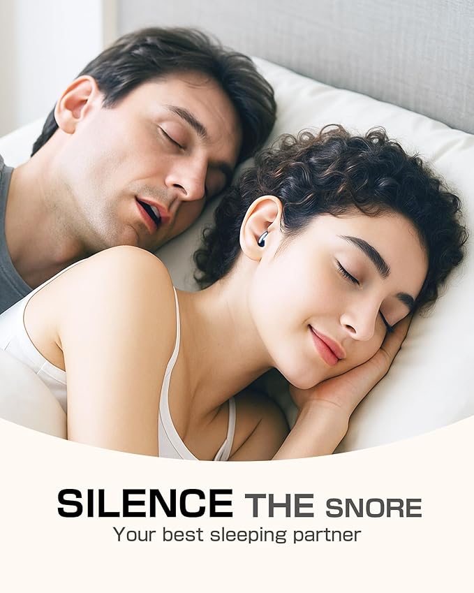 Ear Plugs for Sleeping and Concerts with Cord, Anti-Loss Reusable Earplugs, Ultra-Comfy, 45dB Noise Reducing, Hearing Protection for Travel & Focus, 7 Pair Silicone & Foam Eartips, Slumber Beige