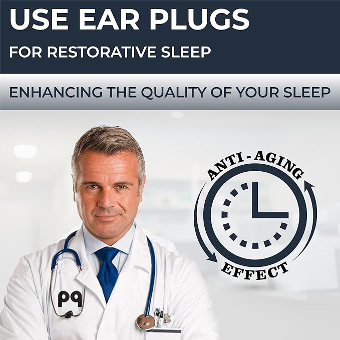 Peace&Quiet PQ Wax Ear Plugs for Sleep - 6 Silicone Wax Earplugs for Sleeping and Swimming - Gel Ear Plugs Noise Cancelling, Protect Ears While Sleeping with Sound Blocking 32 Db (6-Pillows), Mixed