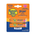 Banana Boat Sport Ultra SPF 50 Lip Sunscreen Twin Pack SPF Lip Balm Pack, Banana Boat Lip Balm SPF 50, Oxybenzone Free Sunscreen, Lip Sunblock, Travel Size Sunscreen for Lips, 2 Pack