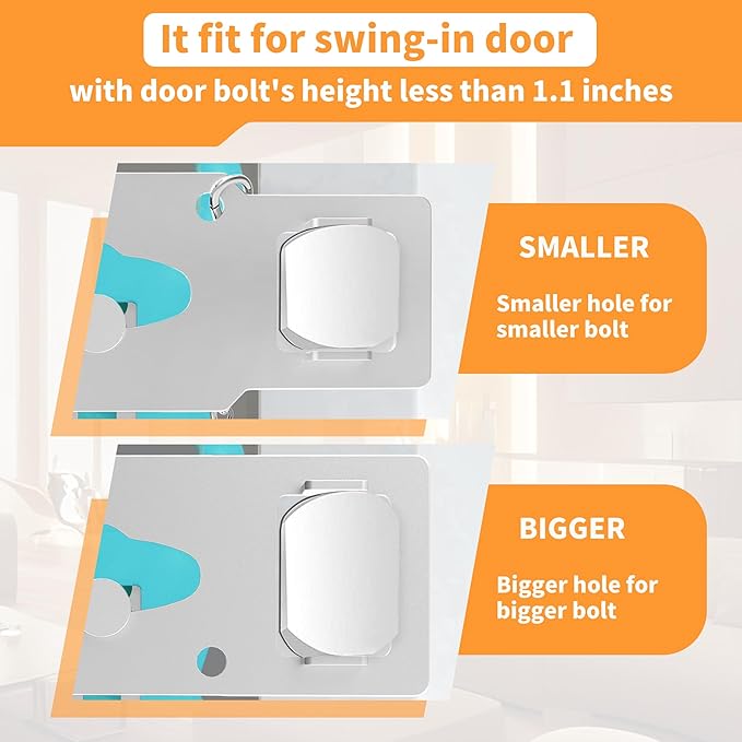 Sturdy Portable Door Lock Teal -2 Pack Door Locks for Additional Privacy and Safety in Hotel, Apartment,and Prevent Unauthorized Entry for Family Trip or Traveling Alone Home Dorms