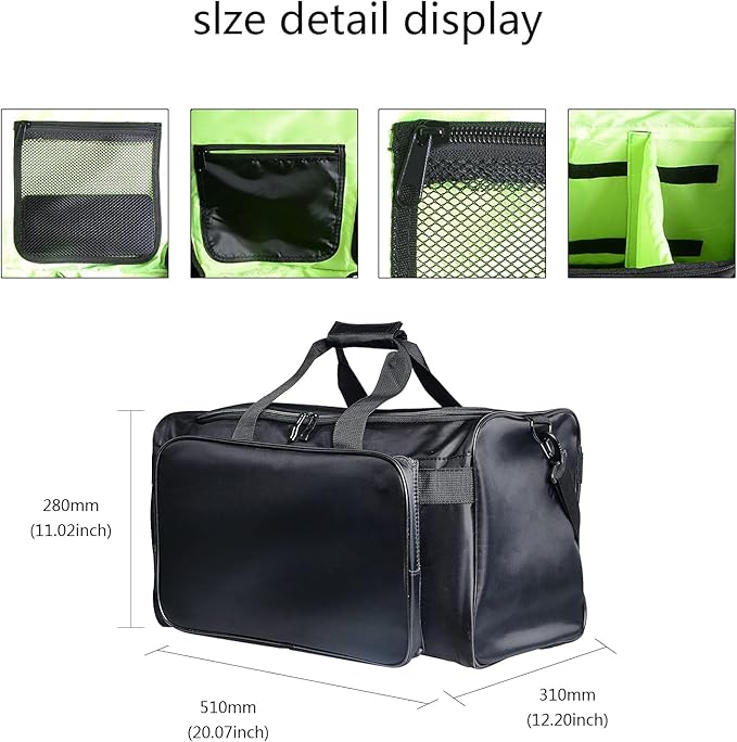 30L Multi-Function Sneaker Bag - Waterproof Duffel with Adjustable 4-Layer Storage and Shoulder Strap for Gym, Travel, and Sports