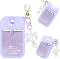 Silicone Case Compatible with Touchland Hand Sanitizer Spray Mist 1 oz with Bow Keychain