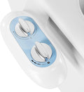 Ultra-Slim 3-in-1 Bidet Attachment for Toilet, Self-Cleaning Dual Nozzles for Posterior & Feminine Wash, Adjustable Water Pressure, Easy Install (Blue)