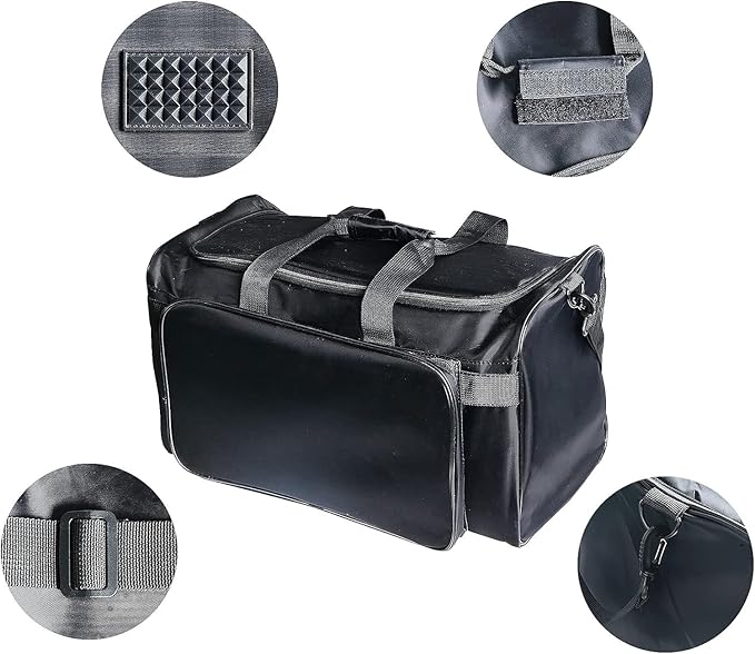 YXQ Sneaker Bag, 30L Large Capacity Multi-Function 4-Layer Gym Bag with Durable Shoulder Strap Adjustable Waterproof Travel Bag for Men