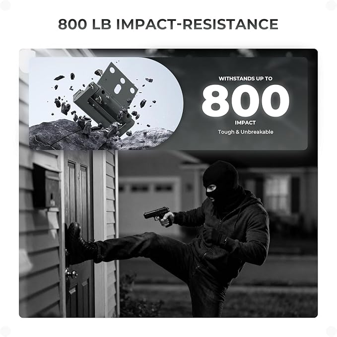 Door Reinforcement Lock,4PACK Home Security Door Lock Withstands 800 lbs, Childproof Top Door Lock Latch for Toddlers Safety, Inside Night Defender for Inward Swinging Doors