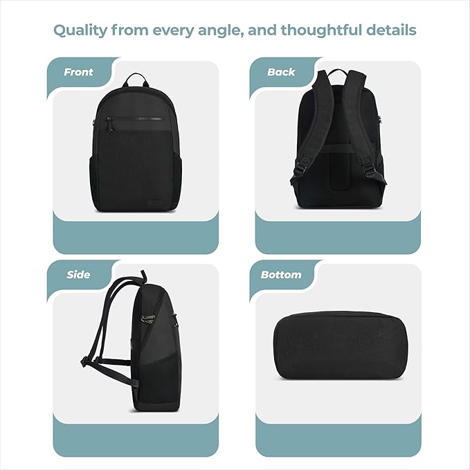 Travelon Anti-Theft Metro Backpack with RFID blocking pouch