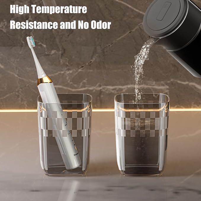 Travel Toothbrush Cup, Toothbrush Holder with Cover, Portable Travel Toothbrush Holder, Toothbrush Case and Carrier for Bathroom School Business Trip (Black)