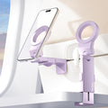 Perilogics Airplane Phone Holder for MagSafe. Universal Phone Mount for Long Flight Airplane Travel Essentials, Cruise Must Haves. Ideal Travel Accessory for Vacation and Content Creators (Lavender)