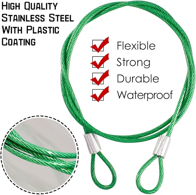 DanziX TSA Approved Lock and 4 Colors Stainless Steel Safety Tether，3-Dial Combination Travel Luggage Lock with Lanyard Security Cable for Protect Your Different Sizes of Suitcase,Baggage-Deep Blue