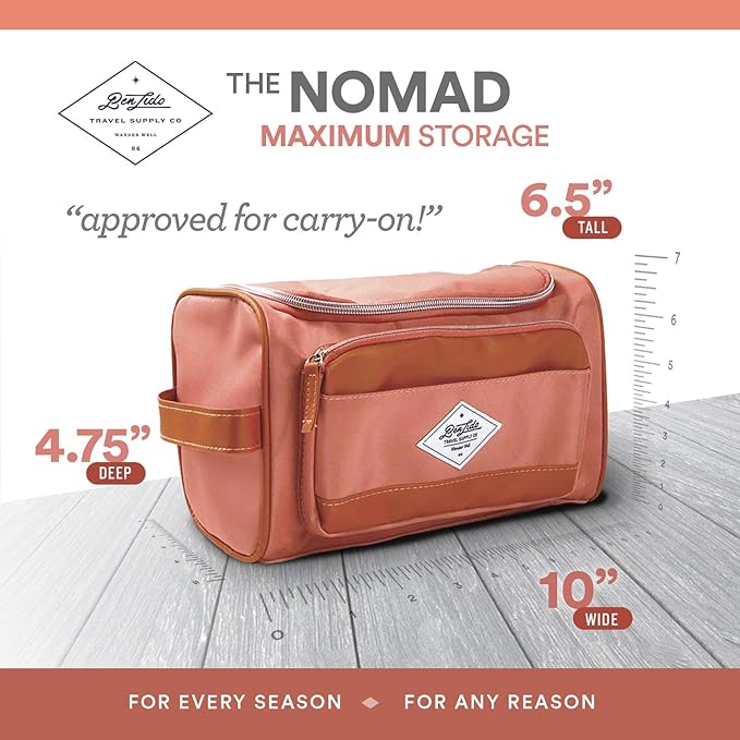Convenience Kits International Women’s Super Premium 31 pc Travel Kit Featuring: Ensemble of Travel-Size Personal Care Products, Travel Essentials in Large Toiletry Bag (Coral)