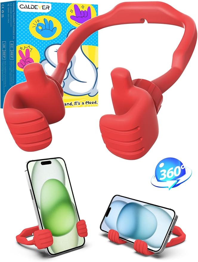 Gifts for Mothers Day Mom Wife Teens Girls Cell Phone Holder: Adjustable Thumbs Up Phone Stand Gift for Kids Adults Women Teenage Men Boy Grandma Funny Gadgets Trend Stuff Ideas Stocking Stuffer Gift