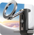 Airplane Phone Holder for Magsafe【100% Stable】 4 in 1 Adjustable Phone Mount, Travel Gadgets for Flight Trays, Seat-Back Tables, and Tables for iPhone 17,16, 15, 14, 13, 12 and Android