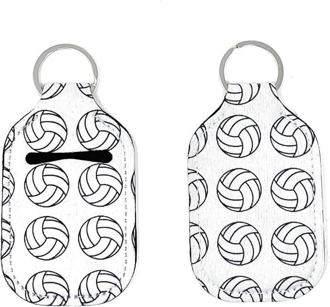 Daisy Lane Hand Sanitizer Holder for Backpack Kids Travel Size Baseball Softball Keychain