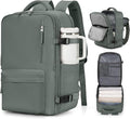 VGCUB Carry on Travel Backpack for Women Men Large Laptop Gym Work Frontier Airlines Personal Item Bag Business Airport Lightweight Backpack Flight Approved Mochilas de Viaje Green