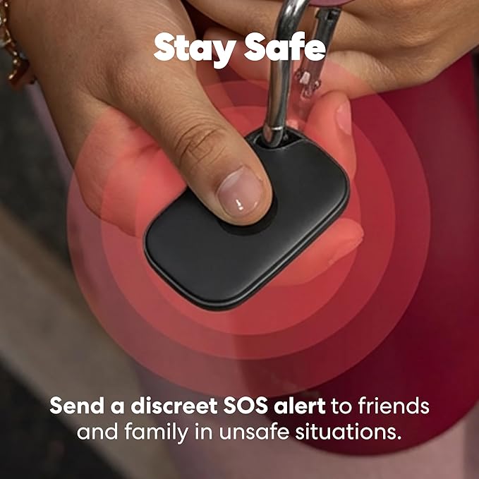 Life360 Tile Pro - Powerful Bluetooth Tracker, Key Finder and Item Locator for Keys Bags, and More. Both iOS and Android Compatible. Phone Finder. 4-Pack (Black/White)