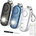 Personal Alarm for Women Keychain Alarm: Qoosea 135dB Emergency Keychain Siren with Strobe Light Loud Siren for Women Kids Students Seniors Emergency Self-Defense for Night Sports