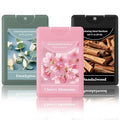Set of 3 Power Mist Hydrating Hand Sanitizer Spray Bulk Travel Size Moisturizing Hand Sanitizer 0.67 Fl. oz Compact Card Spray Bottle Cherry Blossoms Eucalyptus Sandalwood for Spring Gifts