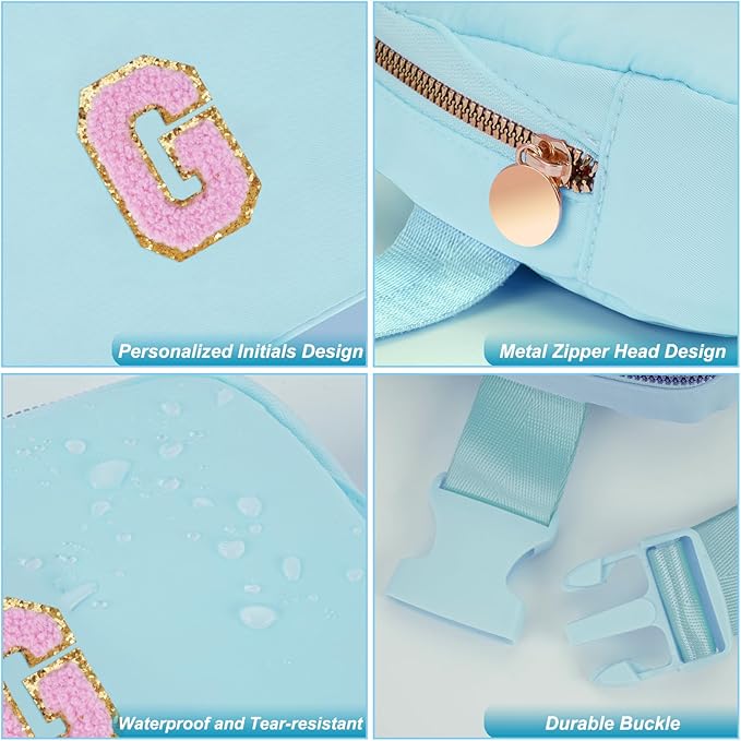 Uygafly Birthday Gifts for 4 5 6 7 8 9 10 11 12 13 Year Old Girls,Graduation Gifts for Teens Kids Daughter Sister Her,Fanny Pack Crossbody Bag Belt Bag Cute Trendy Stuff | Blue,G