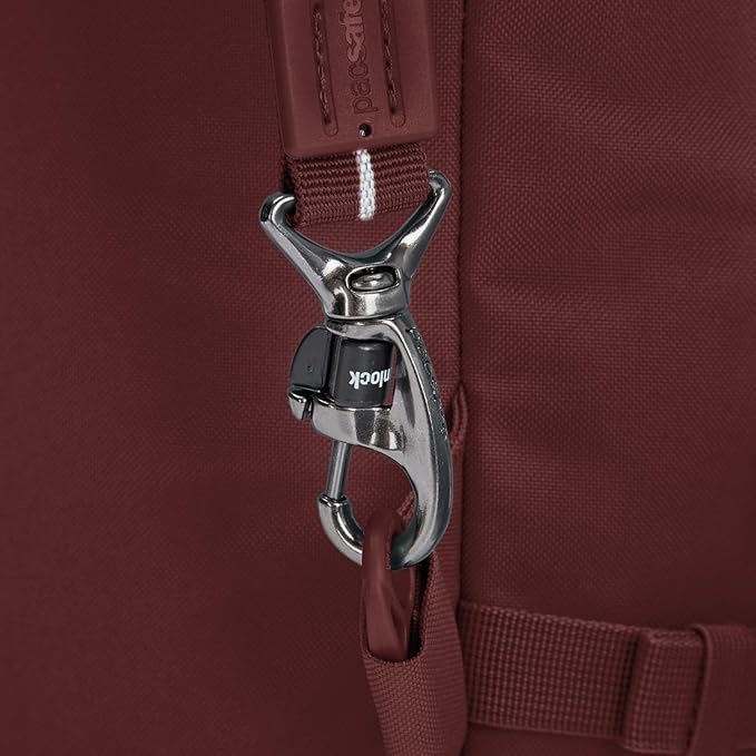 Pacsafe GO Anti Theft 34L Carry-on Backpack, Garnet Red