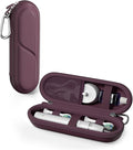 ProCase Toothbrush Travel Case for Oral-B/Oral-B Pro 1000 1500 5000 7000 7500 6000 9600/ Phlips Sonicare 4100 5100 1100 6100 5300 Oral-B iO Electric Toothbrush Portable Hard Container -Plum