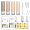 Mrsdry 16 Pack Travel Bottles Set for Toiletries, Leakproof Travel Containers for Toiletries TSA Approved Silicone Travel Accessories Squeezable Refillable 3oz for Shampoo Conditioner Lotion