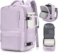VGCUB Carry on Travel Backpack for Women Men Large Laptop Gym Work Frontier Airlines Personal Item Bag Business Airport Lightweight Backpack Flight Approved Mochilas de Viaje, Purple