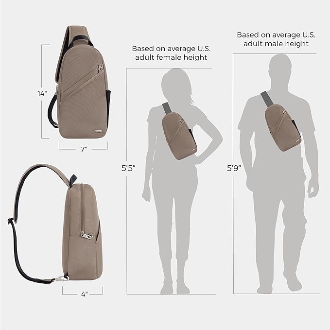 Travelon Anti-Theft Classic Sling Bag