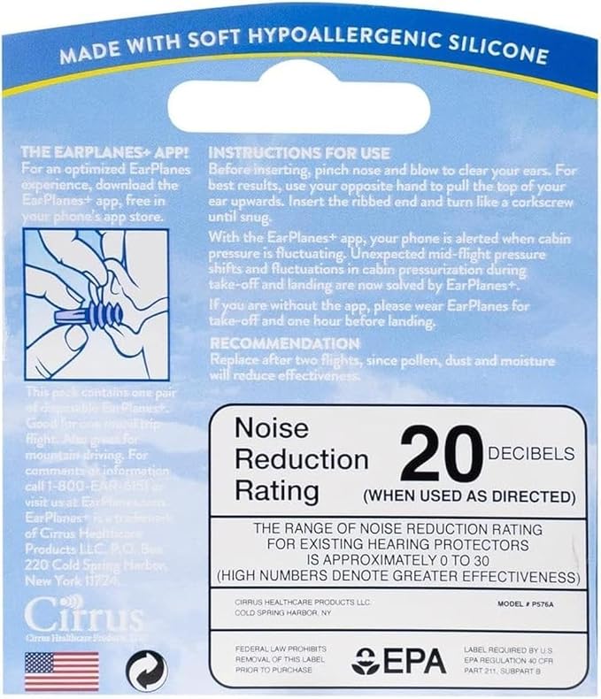 EarPlanes Plus (1 Pair)