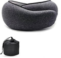 Travel Neck Pillows for Airplanes 2026 New Travel Pillow Neck Travel Pillow Memory Foam Airplane Pillow for Offices and Cars(Black)