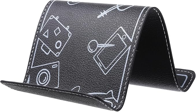 Xinjoduz Airplane Phone Holder, Flexible Flight Flap Phone Holder for Plane Travel, Universal Tablet Stand for Airplane, Desk, Travel Essentials, Black